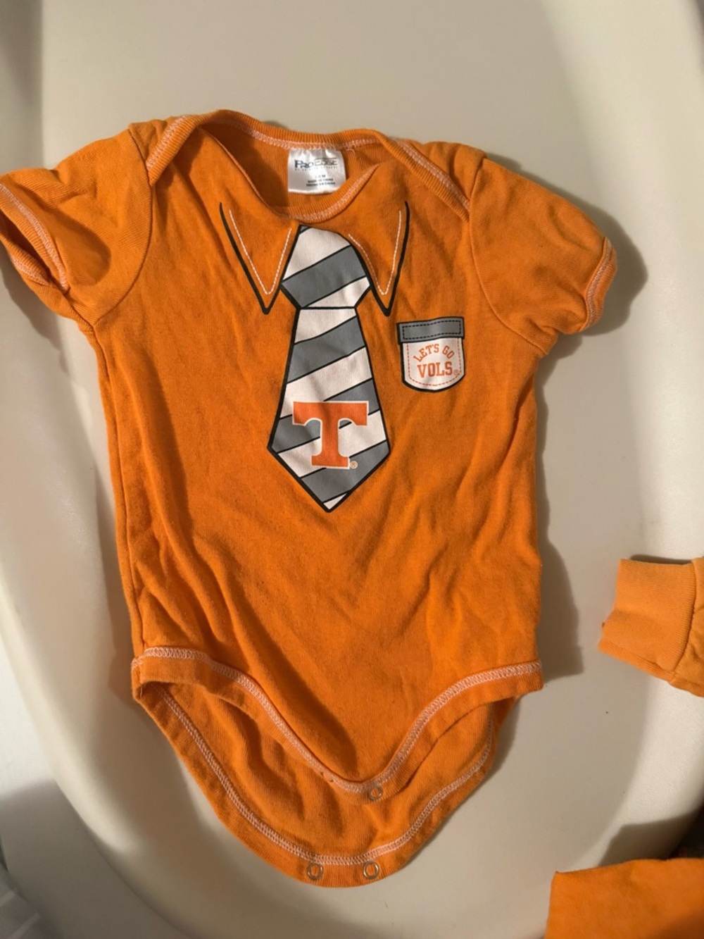 University of Tennessee Orange Baby One-Piece Bodysuit